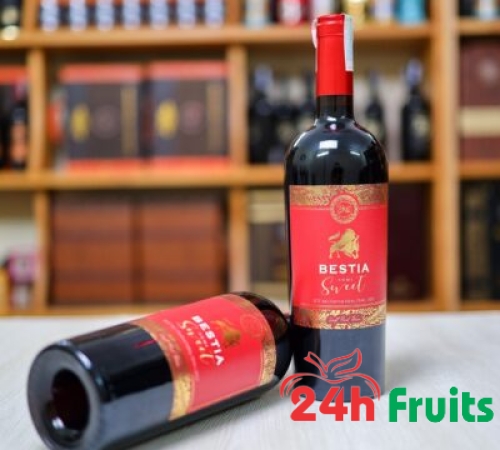 Rượu vang Chile Bestia SEMI SWEET 14%