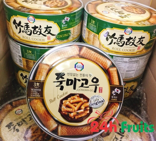 Bánh Quế Cuộn Hàn Quốc vị Dừa/Mè/Rong Biển